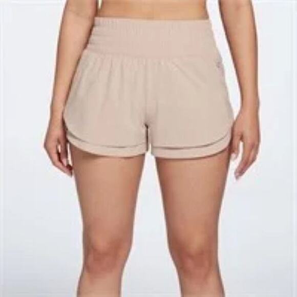 NWT CALIA Women's HIgh Rise Step Up Short Sandstone Gray XL - Picture 1 of 1
